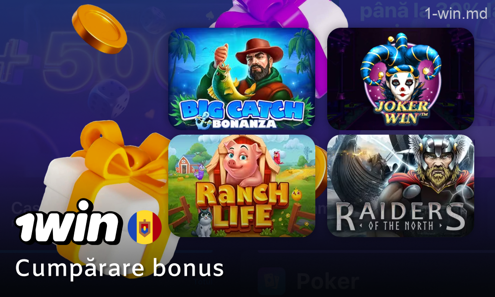 Jocuri cu cumpărare bonus la sloturile 1win