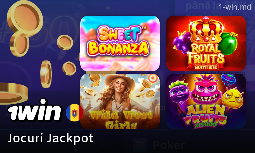 Jocuri Jackpot pentru jucători la 1win