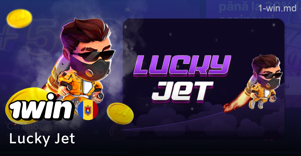 Jocul catastrofă Lucky Jet pe 1win în Moldova
