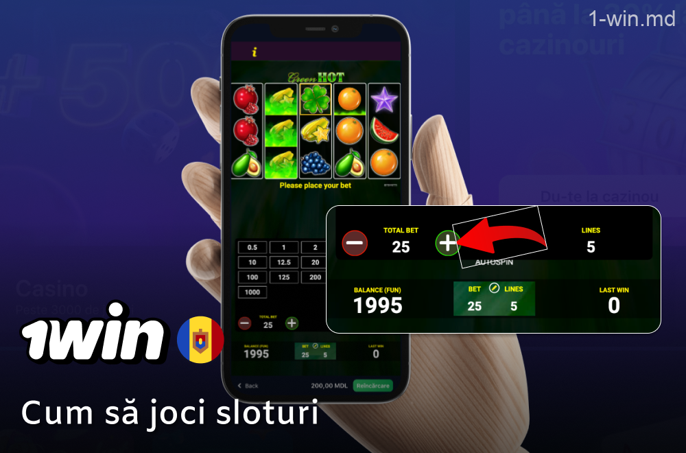 Instrucțiuni despre cum să joci sloturi pe aplicația mobilă 1win