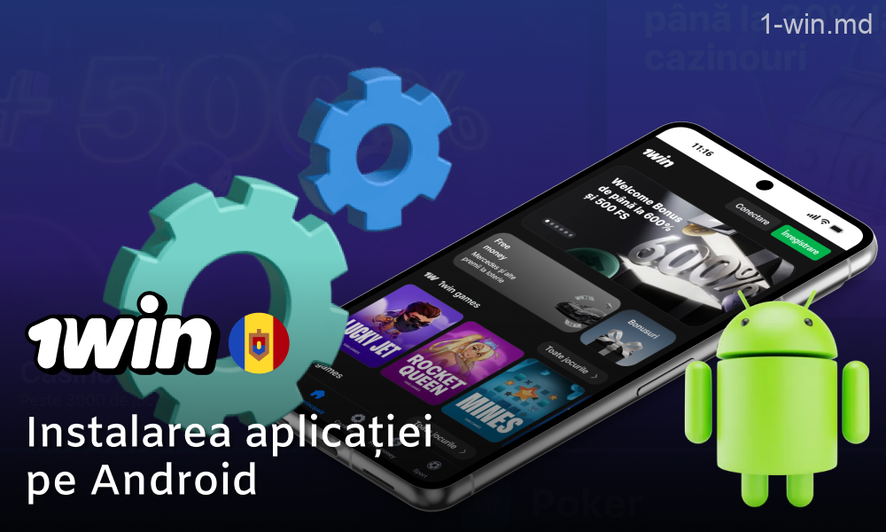 Instalarea aplicației 1win pe dispozitivul Android