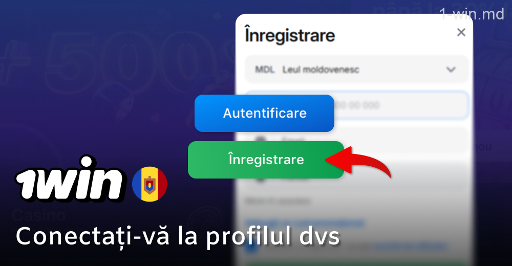 Conectați-vă la contul dvs. 1win