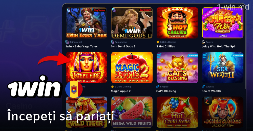 Plasați-vă pariurile pe 1win